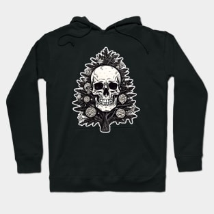 Christmas tree skull Hoodie